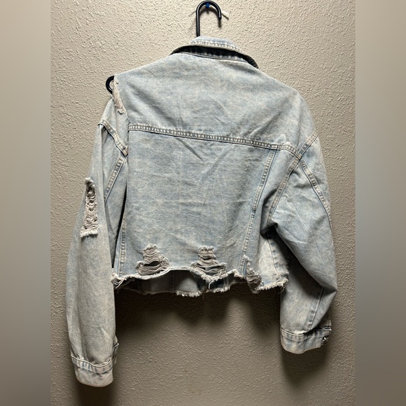 Distressed Denim Jacket - Picture 4 of 4
